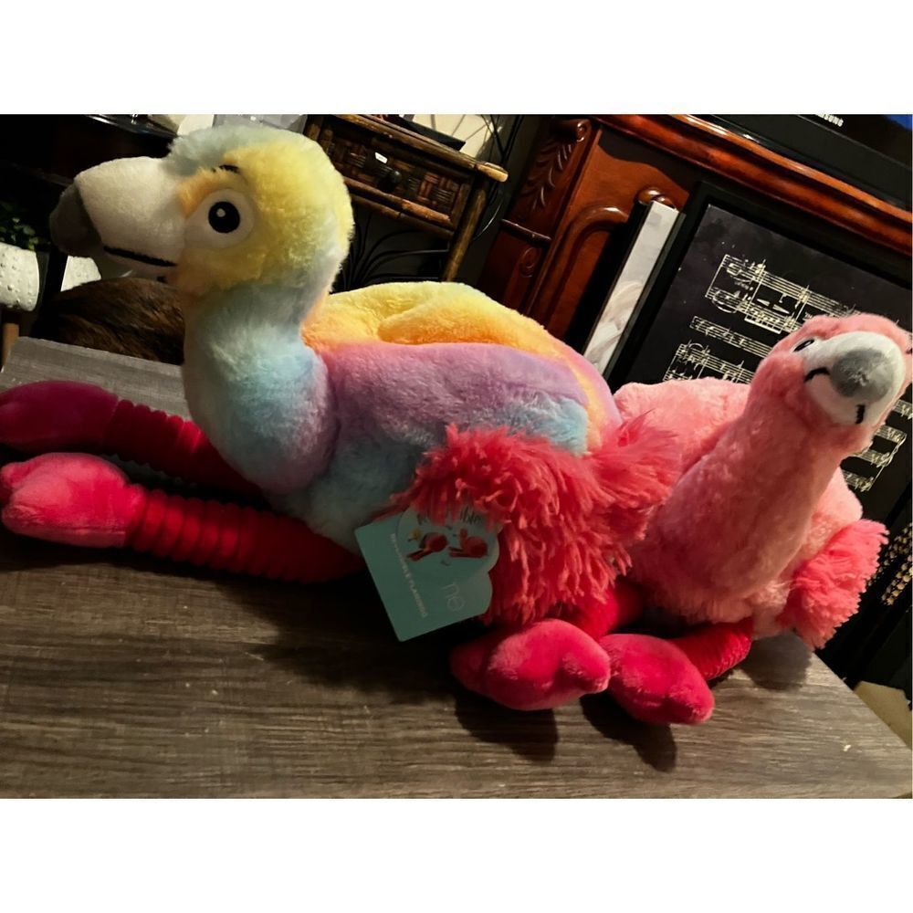 Flora the Flamingo Hug Me Stuffed Animal Collectible Toy